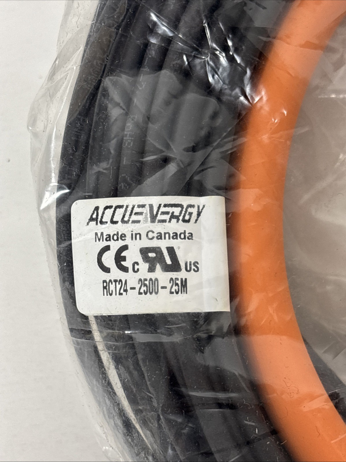Accuenergy RCT24-2500-25M Flexible Rogowski Current Transformer 12.5A:3000A 24″