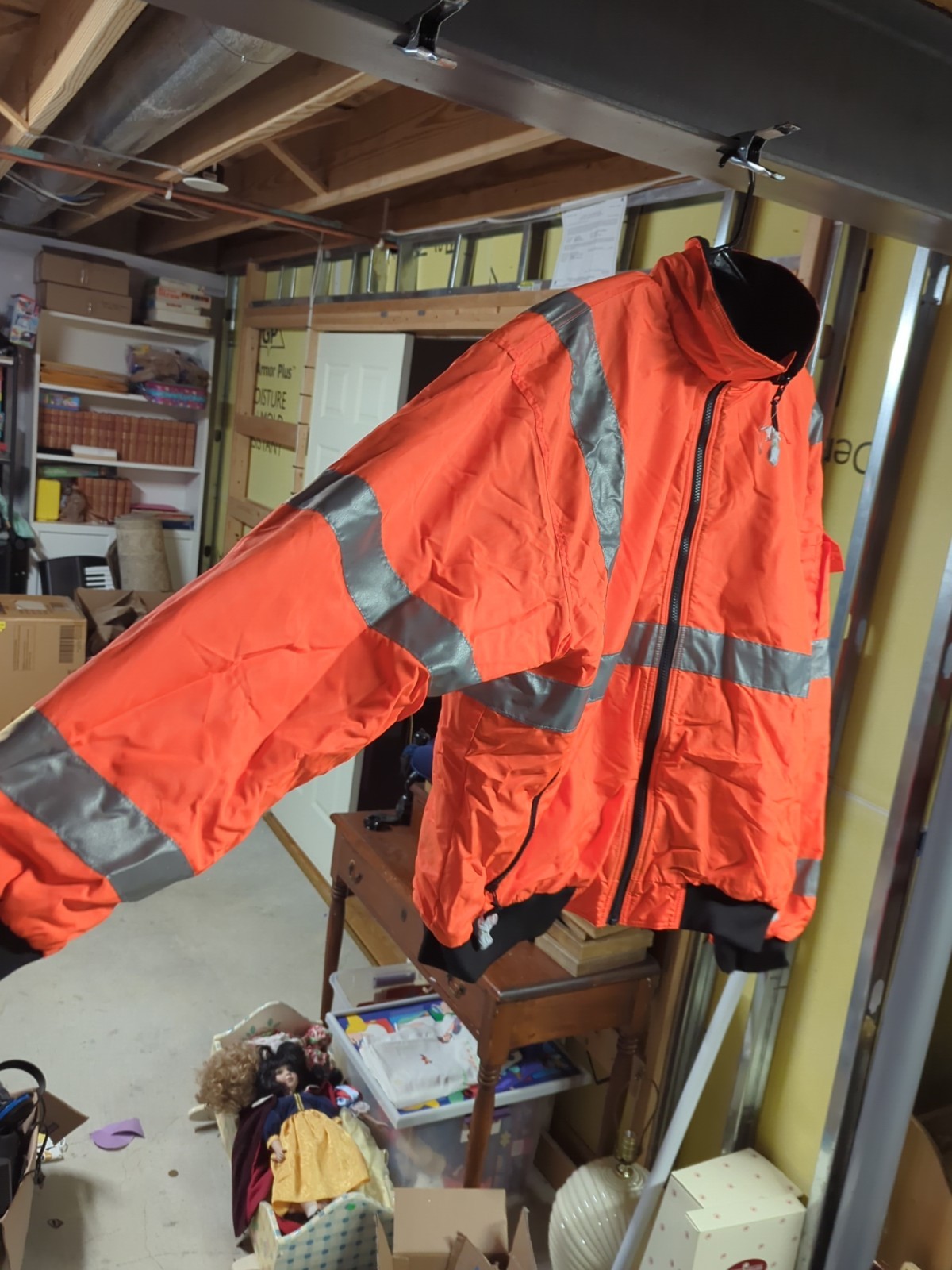 VEA 3M Scotchlite Hi Visibility Reflective Orange All Weather Jacket