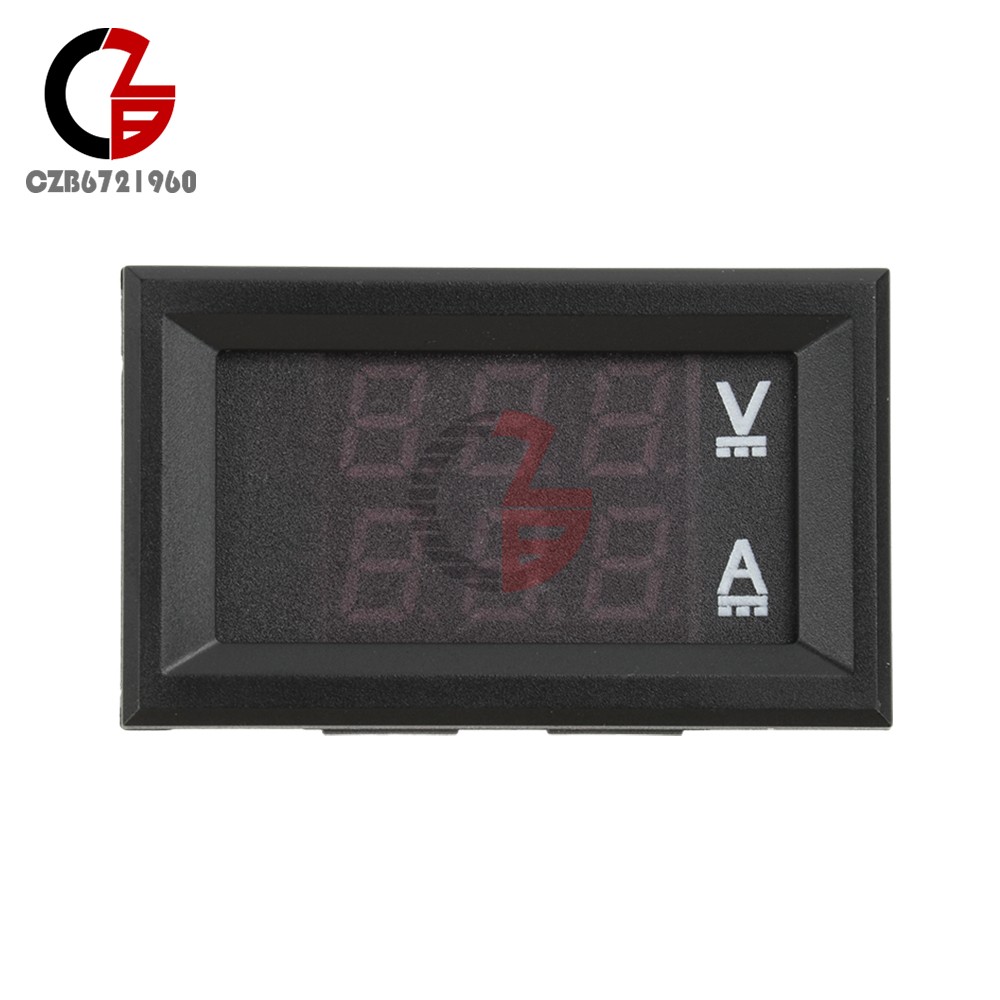 DC 100V/100A Voltmeter Ammeter Volt Amp Meter Voltage Current Tester with Shunt