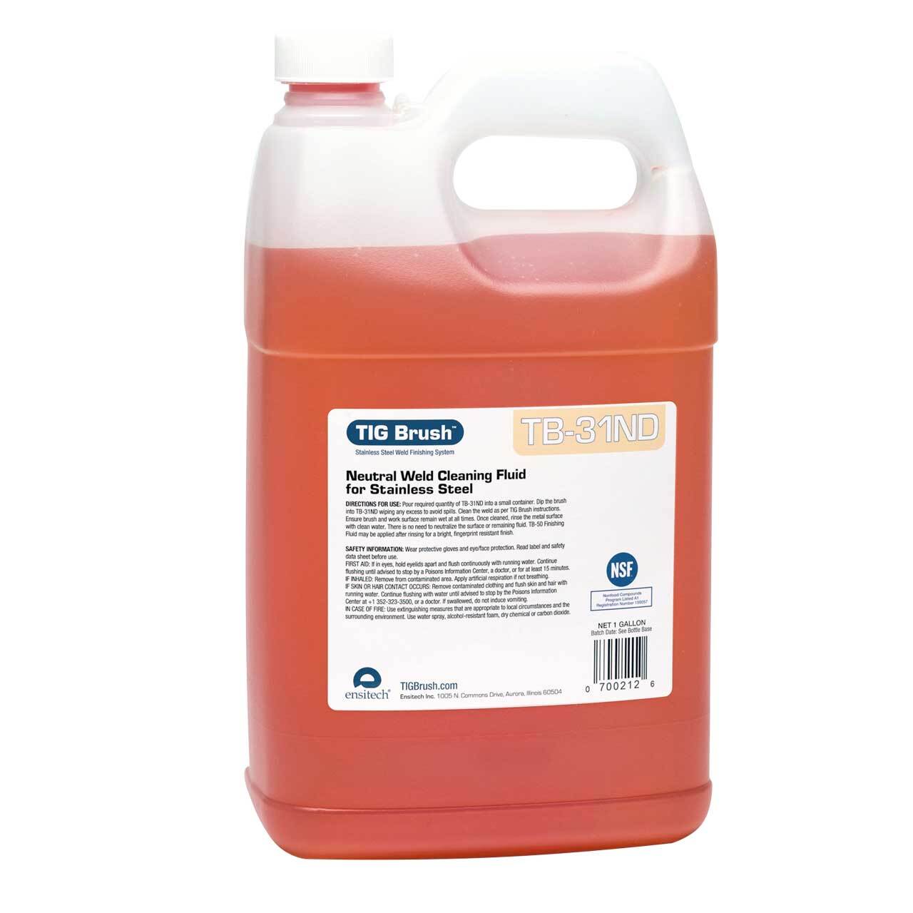 Ensitech C0031-001G TB-31ND Neutral Weld Cleaning Fluid 1 Gallon Non Dangerous