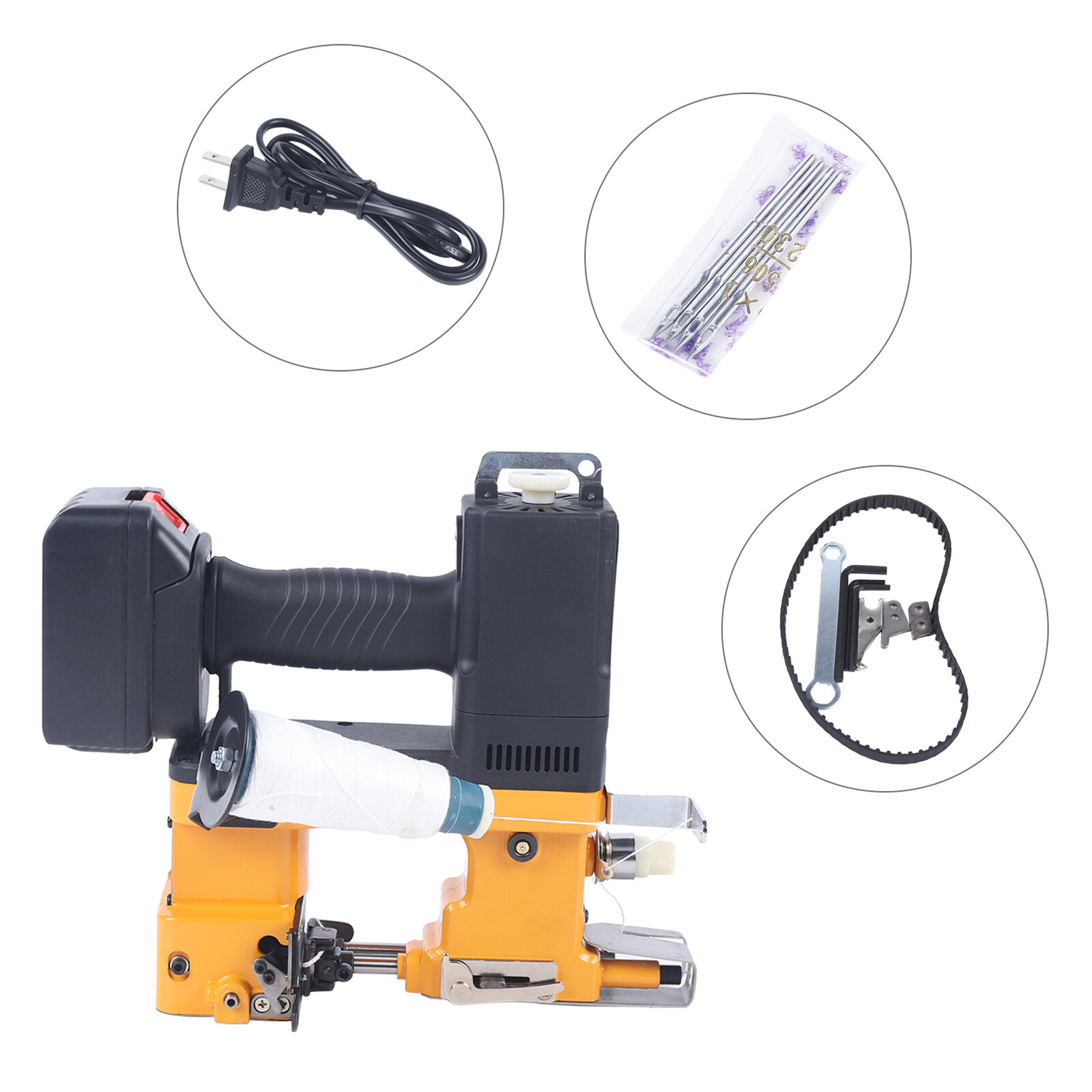 Bag Closer Sewing Machine Industrial Bag Closing Machine Handheld Bag W/ Charger