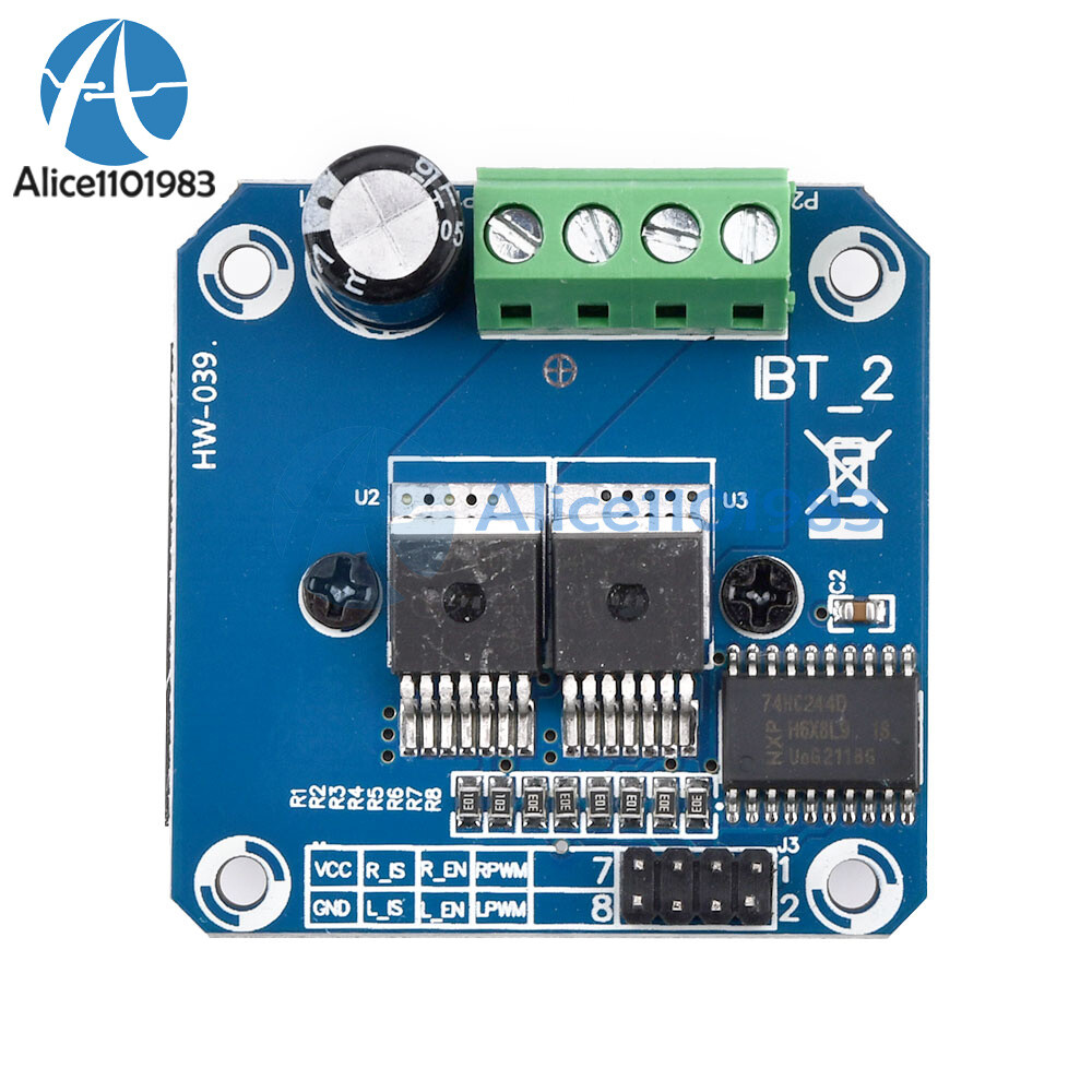 1/2/5/10PCS DC 43A Double BTS7960B Stepper Motor Driver H-Bridge PWM Fit Arduino