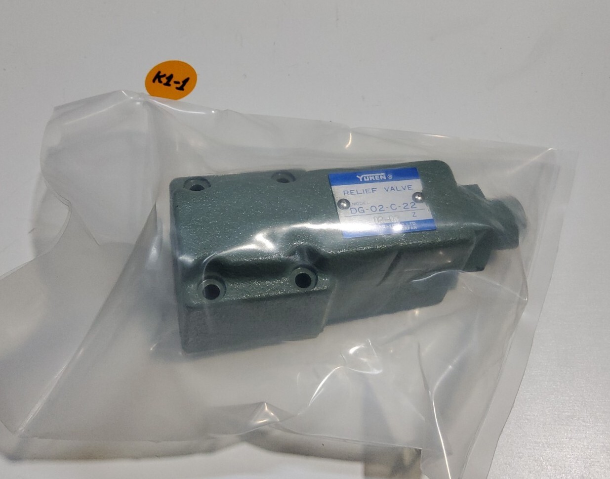 YUKEN DG-02-C-22 RELIEF VALVE