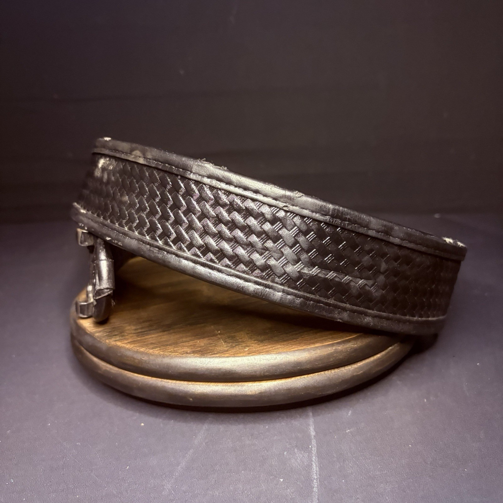 Bianchi Duty Belt Size 36″ AccuMold 7960 Black Basketweave Leather