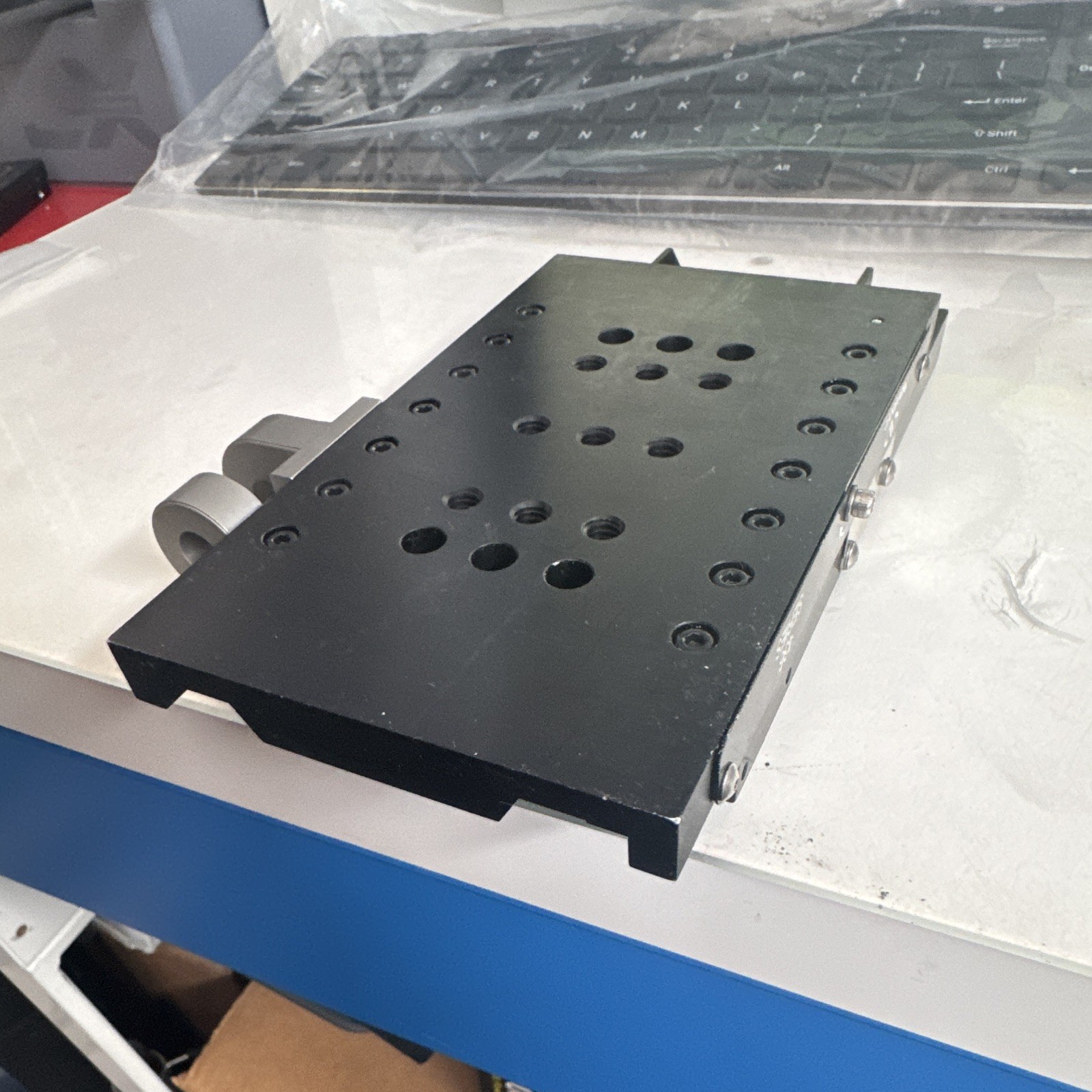 Newport 436 Series Linear Positioning Stage Manual Handwheel Mounting Plate