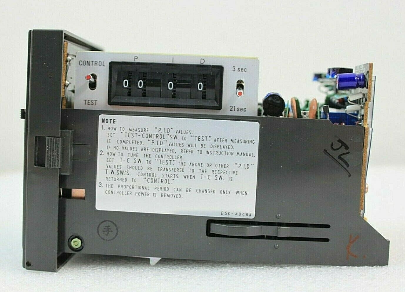 E5K-95IC-I / LUFRAN XL-1000 TEMPERATURE CONTROLLER, TYPE E5K-C95IC-DIN / OMRON
