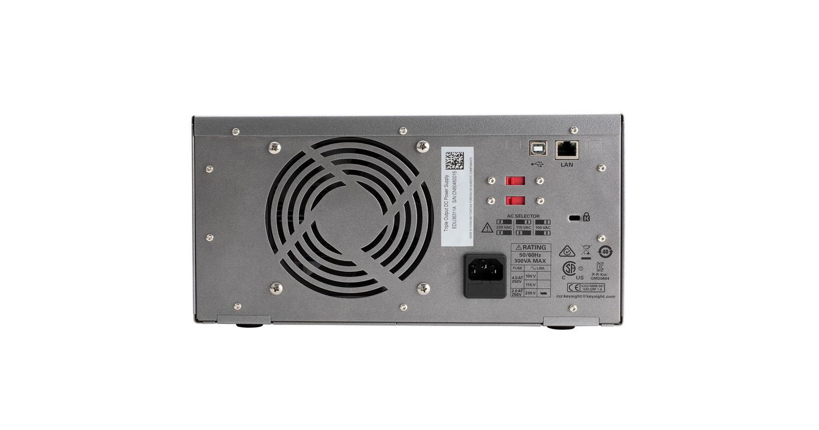 KEYSIGHT EDU36311A NB1-class Benchtop DC Power Supply, 90 W, 30 V, 3 outputs