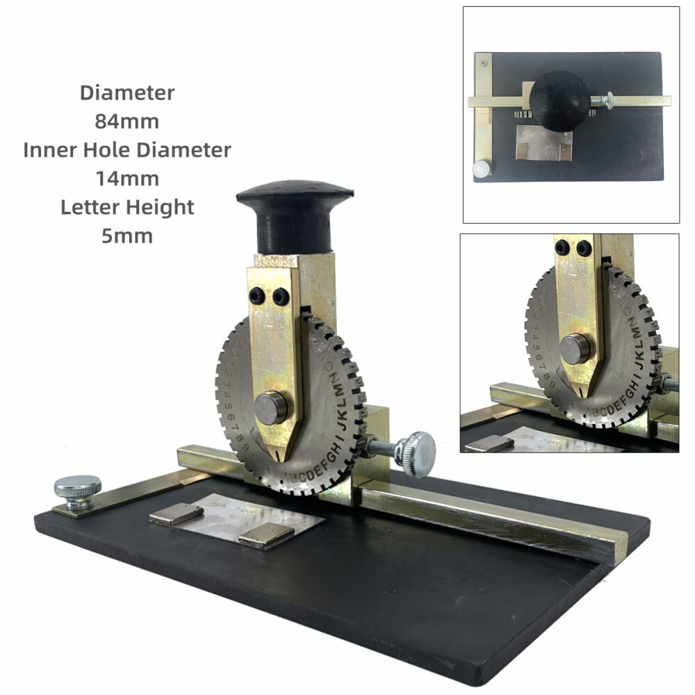 Metal Stamping Marking Machine Manual Plate Stamping Printer Dog Tag Embosser