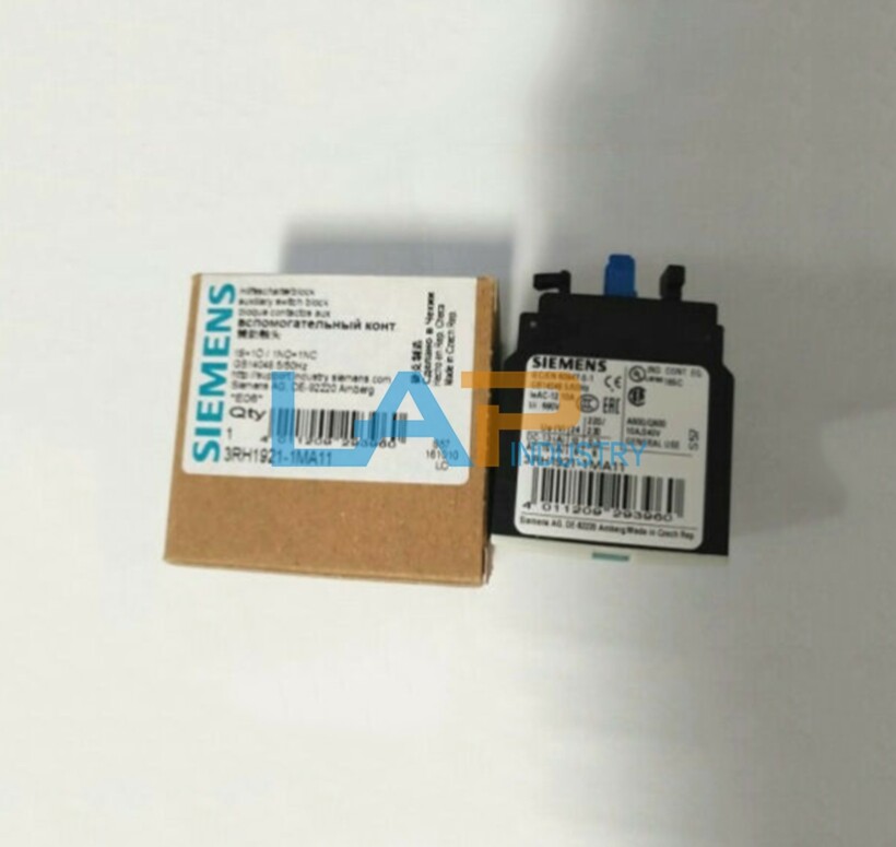1PCS New For SIEMENS Contactor Auxiliary Contact 3RH1921-1MA11 1S+1O / 1NO+1NC