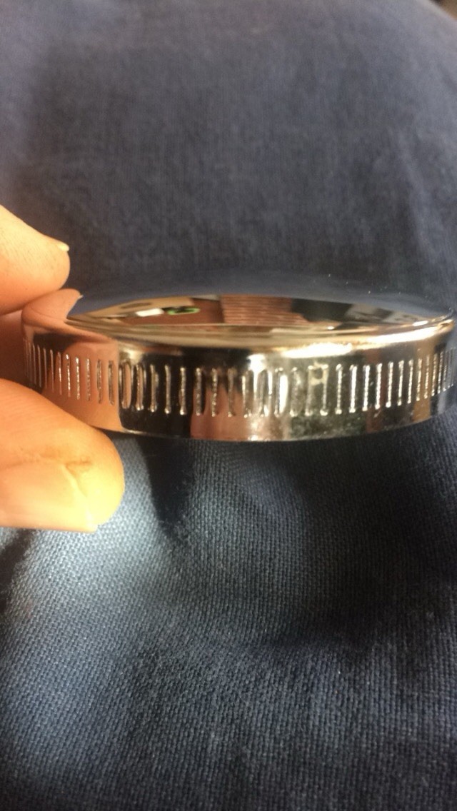 Show Quality Chrome 1965 Case 930 Comfort King Tracktor Gas Fuel Cap Vented.