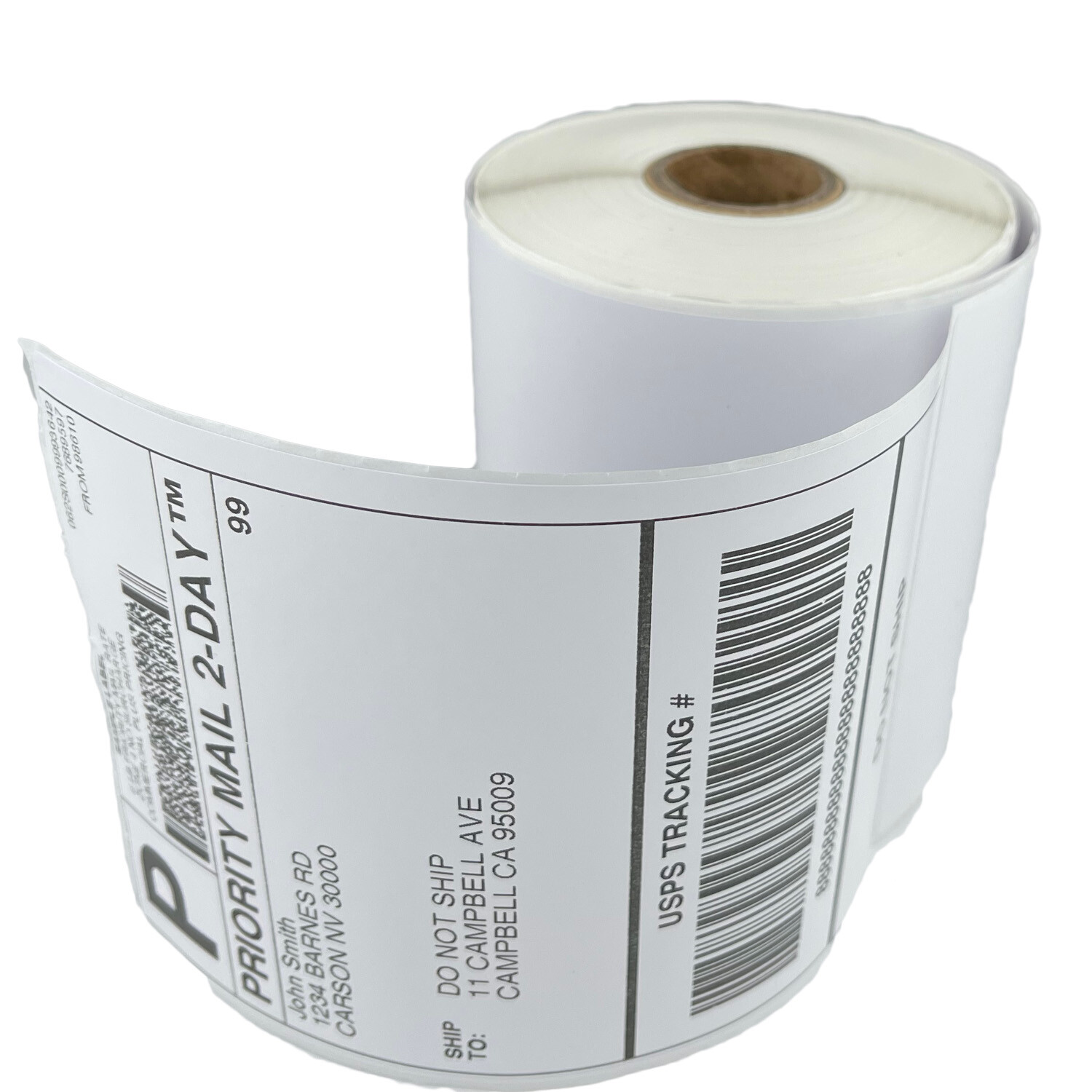 4 Rolls 4×6 Direct Thermal Shipping Labels – 250 per roll – 1000 labels