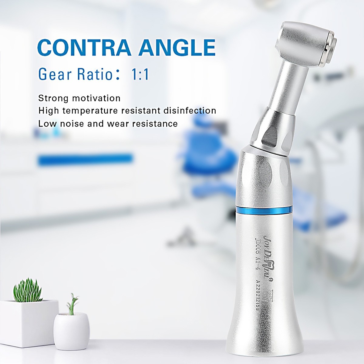 Dental Low Slow Speed Handpiece Contra Angle Push Button E-Type