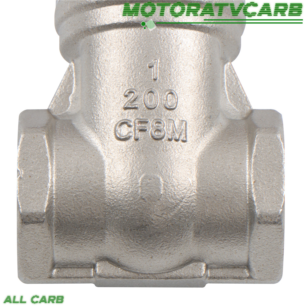 ALL-CARB 1″ NPT 304 Stainless Steel DN25 Female Threaded Rotary Globe Valve