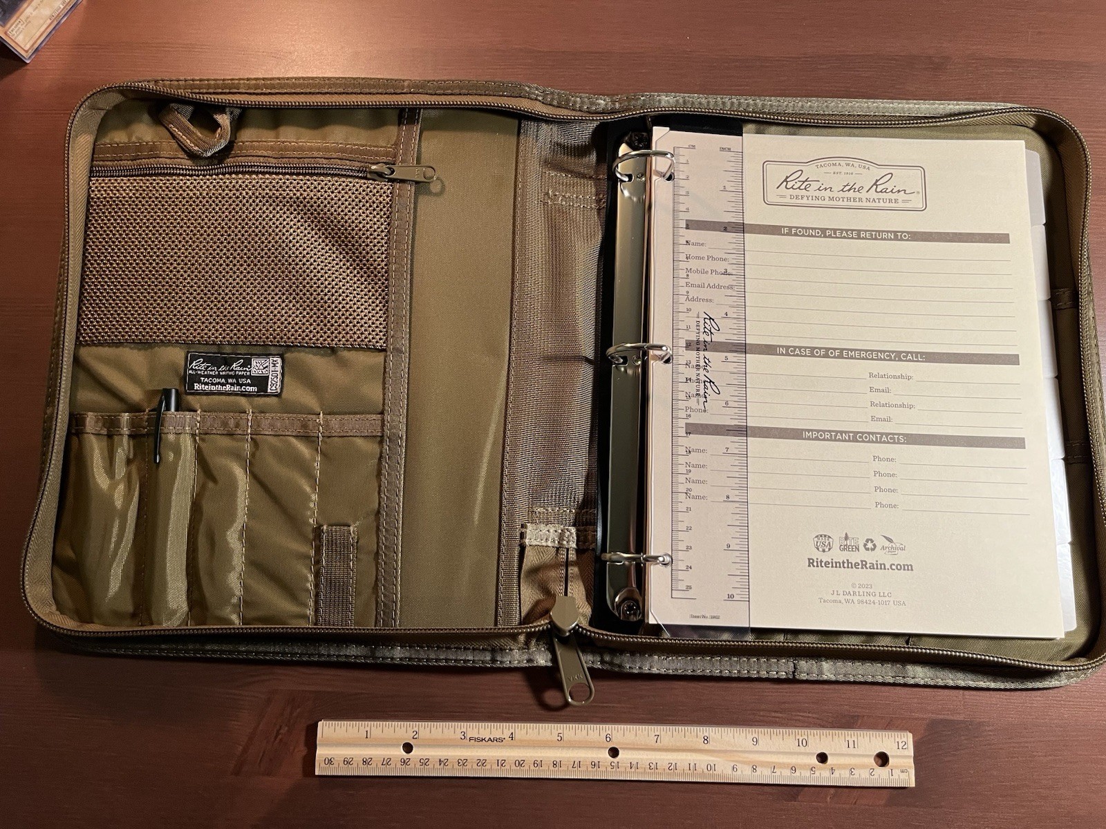 Rite In The Rain C9250T Planner With Pen And 2 Notebooks
