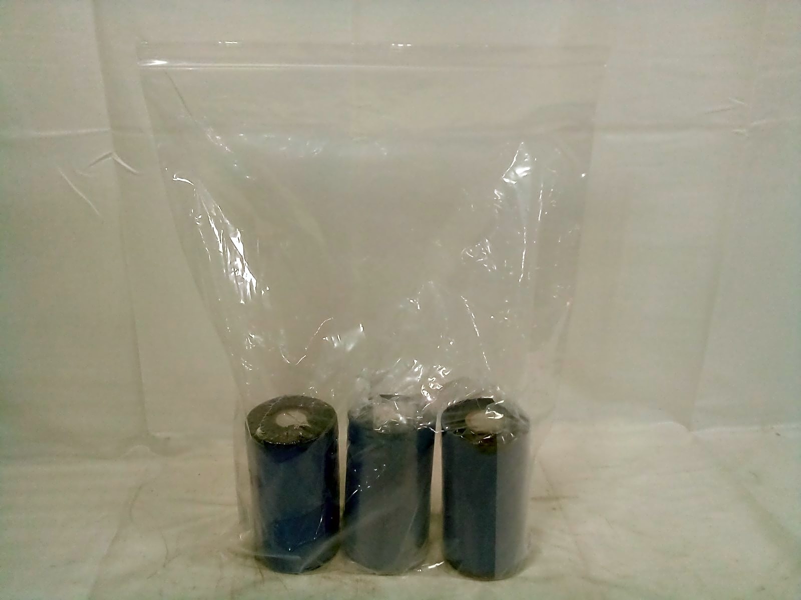 Lot of 3 Clean Start CSO Black FH Wax Thermal Transfer Ribbon Rolls 5.12 in x