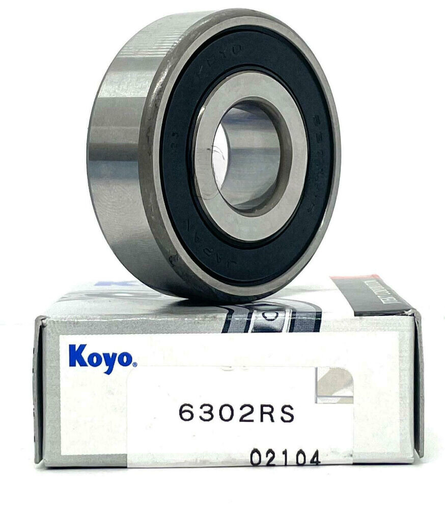 NEW KOYO 6302 RS Deep Groove Radial Ball Bearing 15x42x13mm JAPAN