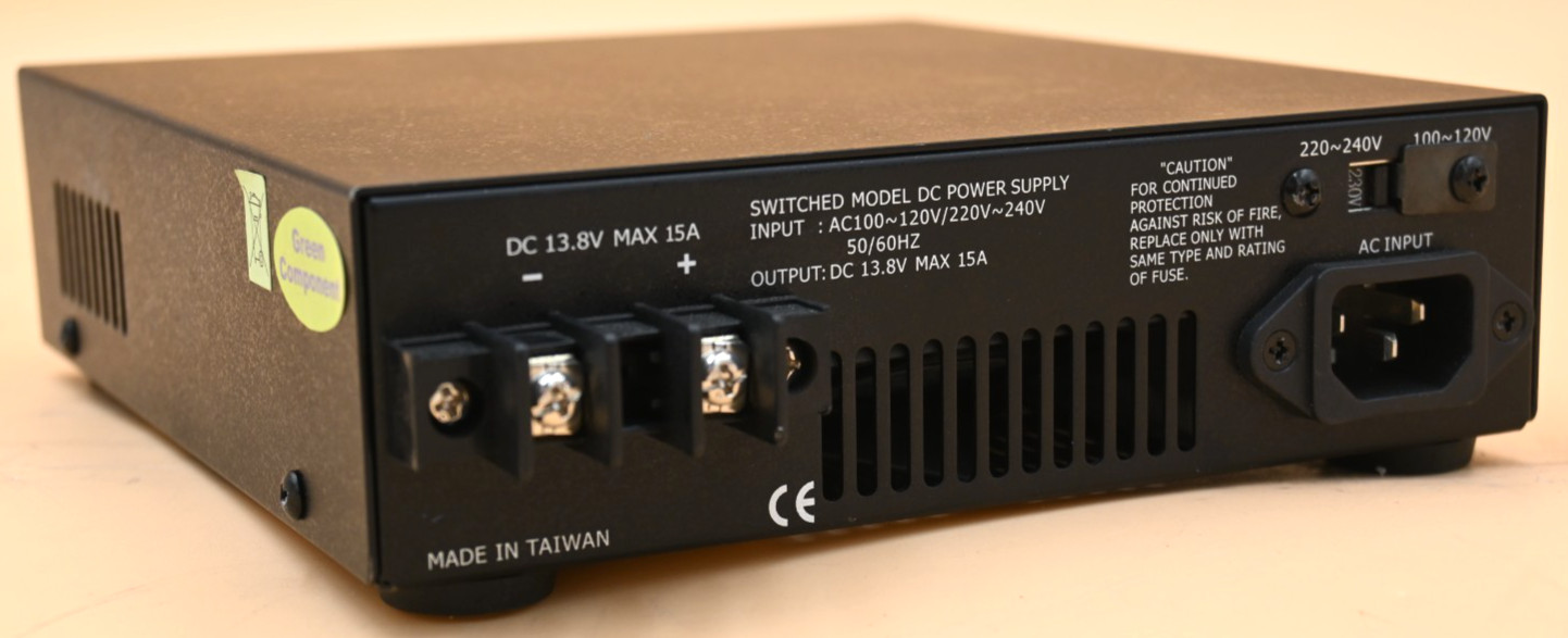 Nissei NS-1215 Switching Power Supply DC 13.8V MAX 15A Without Carton