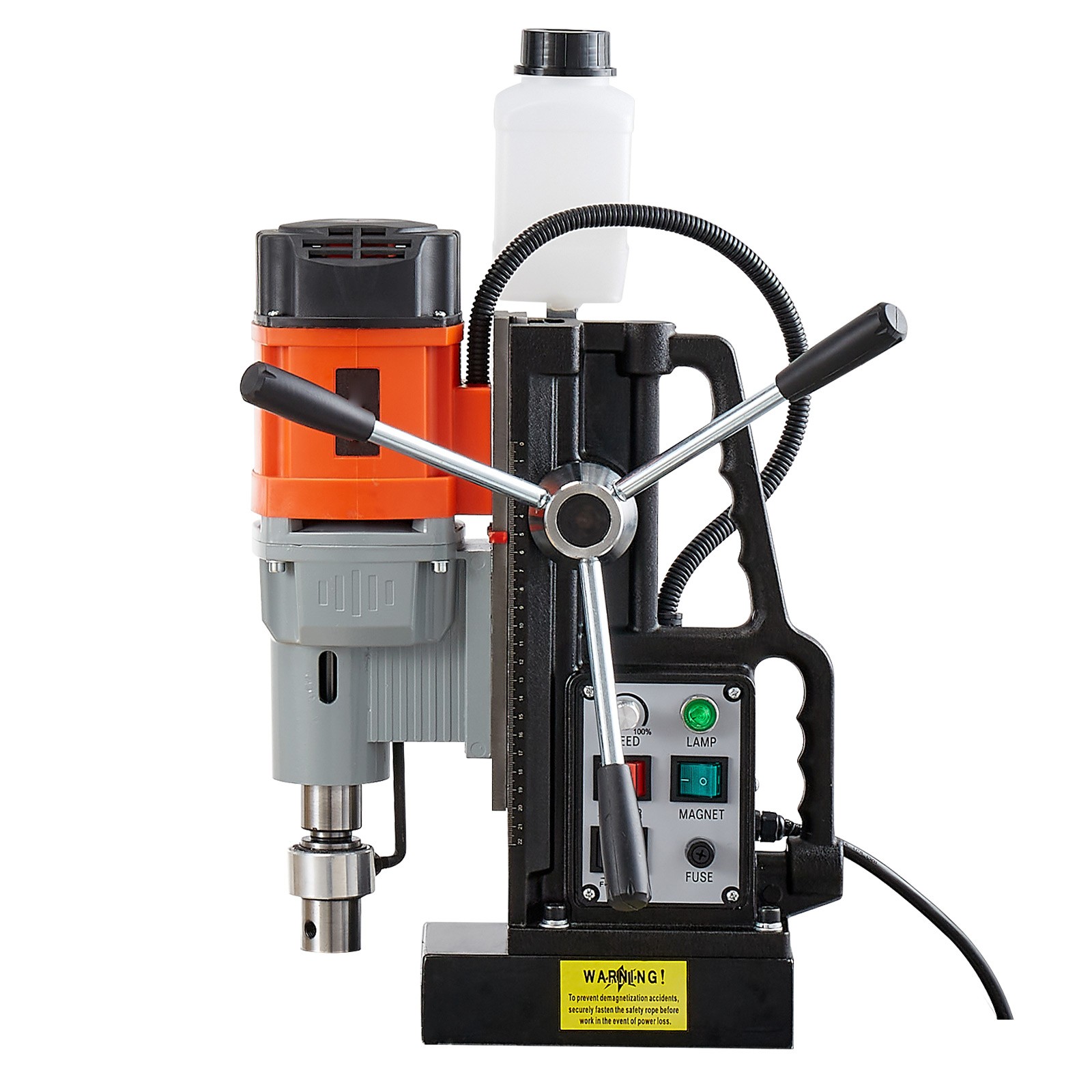 Magnetic Drill Press Mag Drill Press 1550 W 2.4 in Boring Dia 0-600 RPM