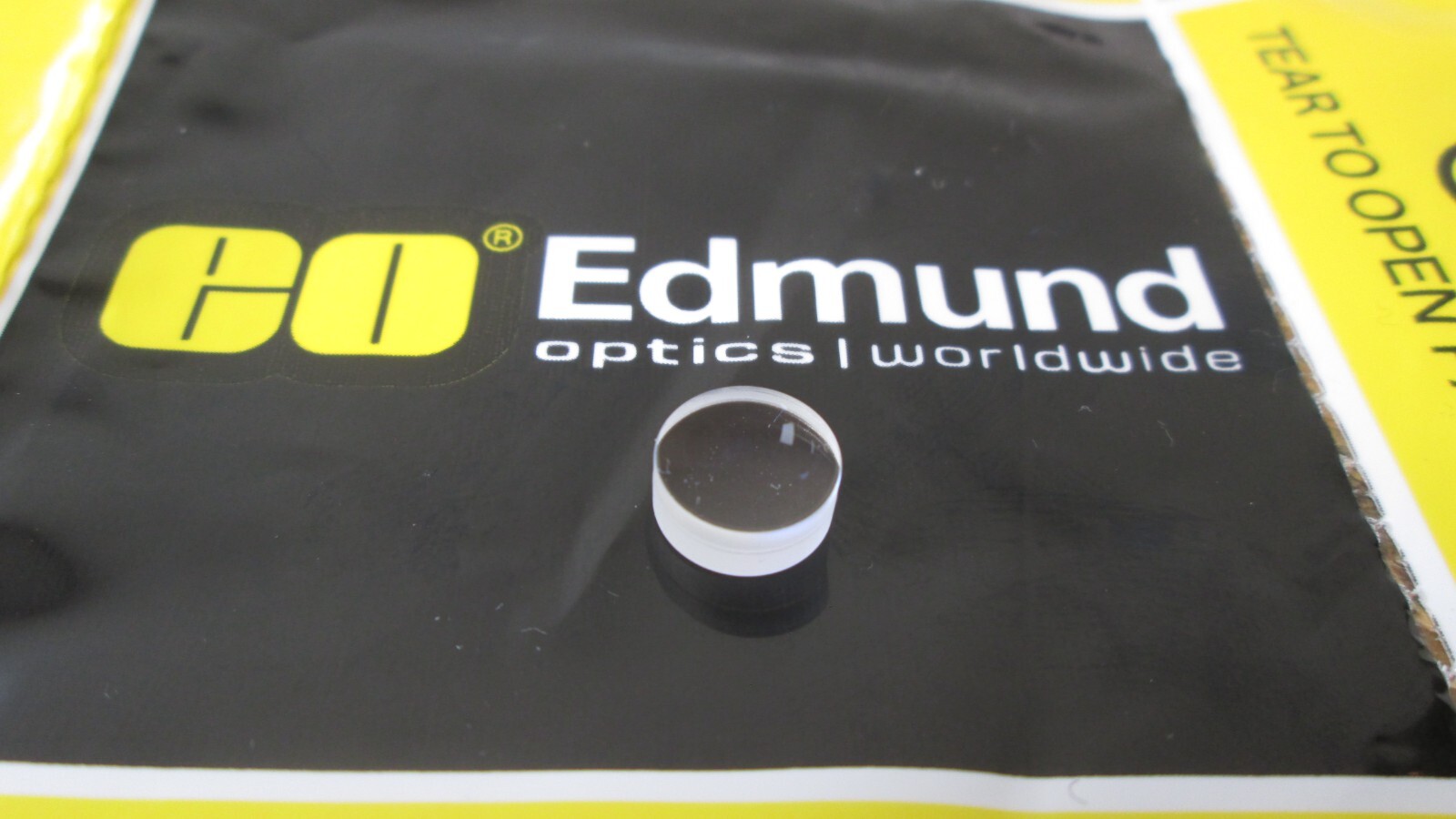 Edmund Optics 9mm Dia. x 22.5mm FL, MgF2 Coated, Achromatic Doublet Lens #49927