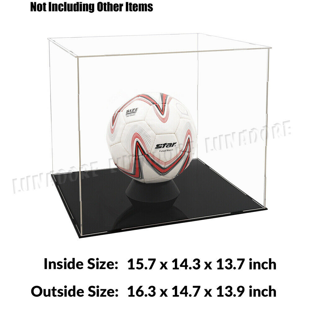 Large Acrylic Display Case Box Collectibles Diecast 1/18 Dustproof Self-Install