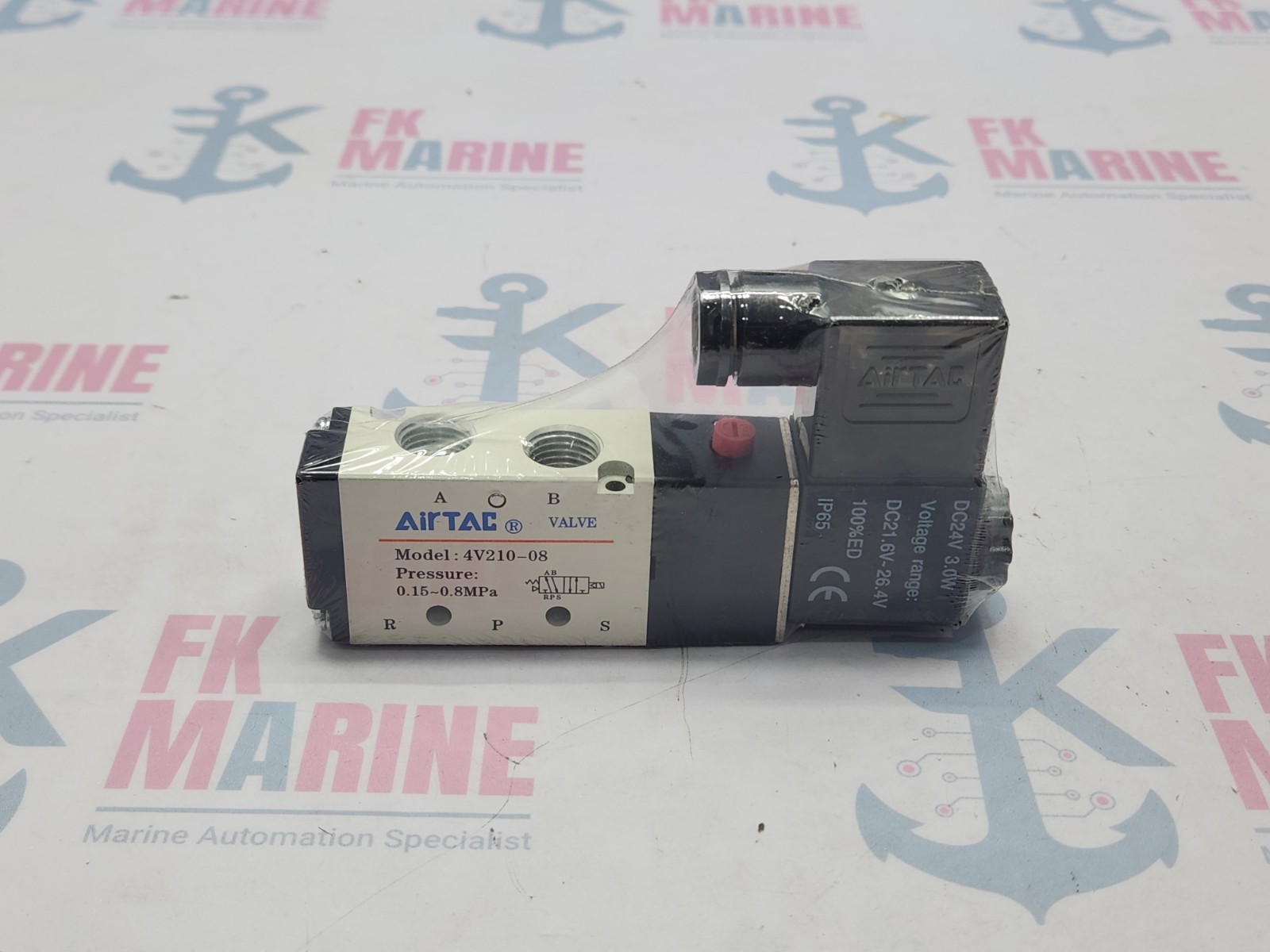 AIRTAC 4V210-08 SOLENOID VALVE 0.15~0.8MPA