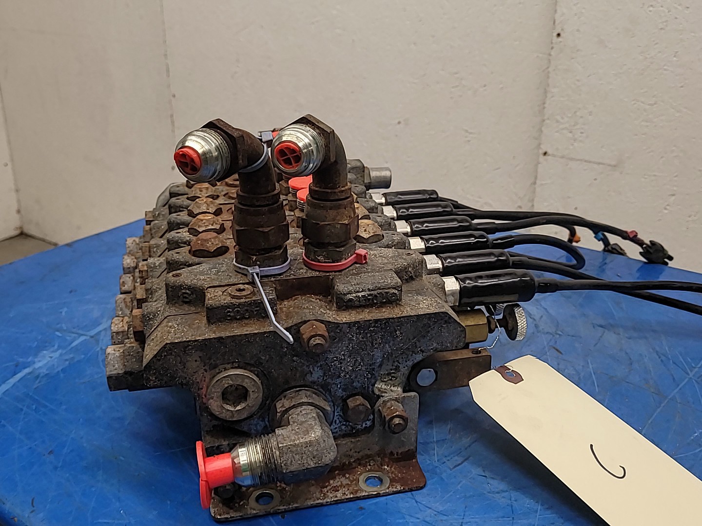 Parker Pulsar Hydraulic 6 Valve Stack Manifold VPL244 Assembly 100670985 Unit C