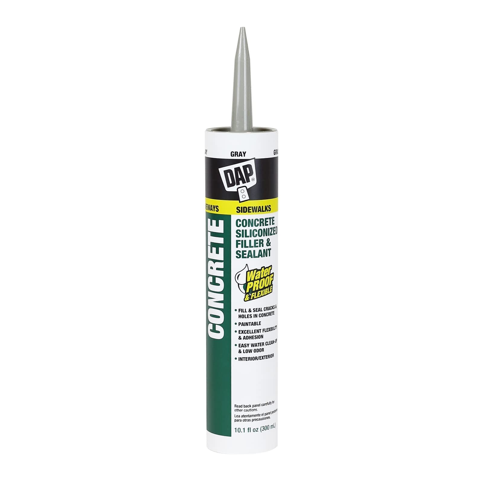 DAP Concrete and Mortar Filler Sealant, Gray, 10.1 Oz, Single, Gray