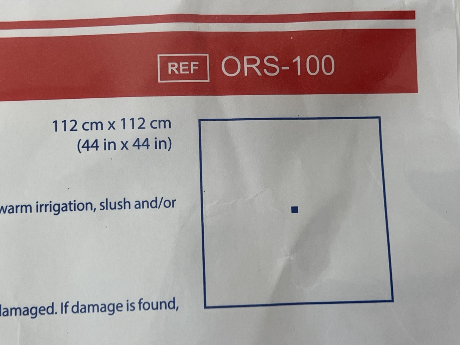 Lot of 2 Ecolab Drape ORS-100 Exp. 2028-05 & 2029-06 (*CC30/Q11)