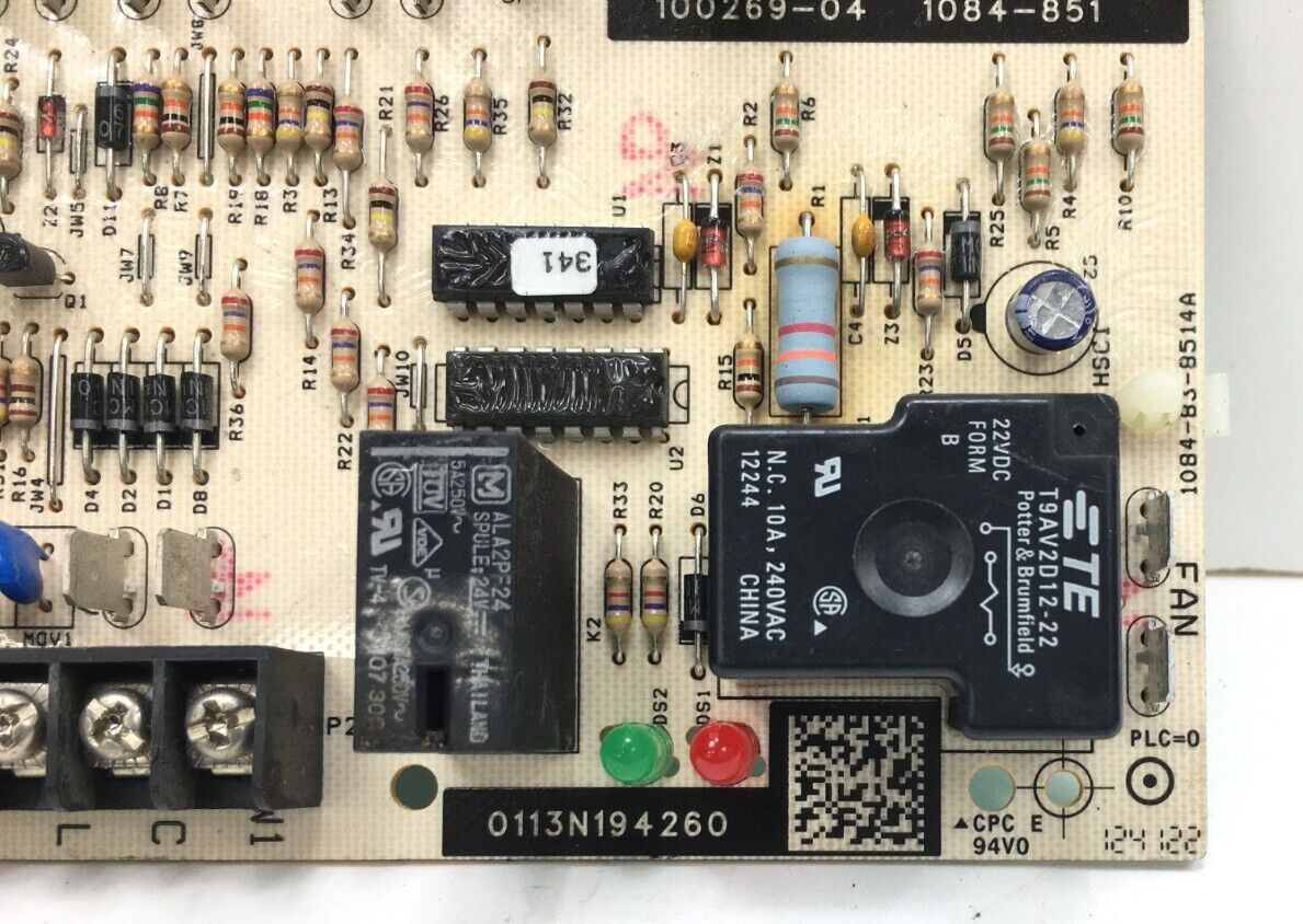 Honeywell LENNOX 1084-851 Defrost Control Circuit Board 100269-04 used #D595A