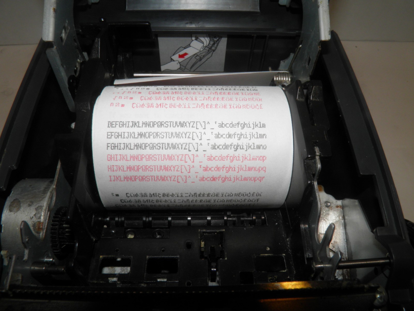 MICROS EPSON TM-U220B M188B Dot Matrix POS Receipt Printer IDN w Power Supply