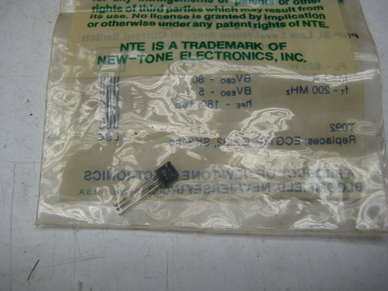 NTE NTE159 CURRENT SWITCH NSMP