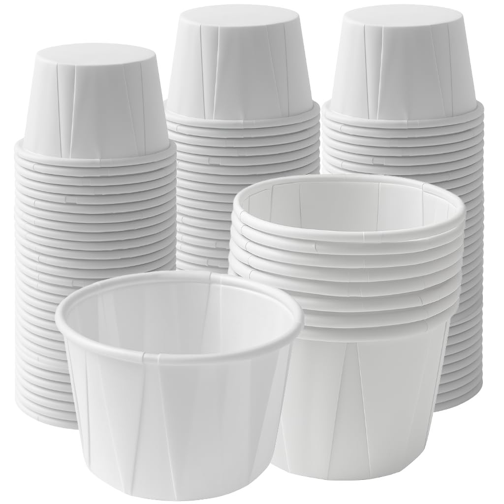 Paper Souffle Cups 0.75 oz (Pack of 250) – Disposable Portion Cups for Medici…
