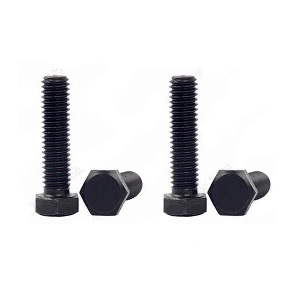 M11 Black 8.8 Steel Hexagon Head Bolts Screws Pitch 1.25/1.75