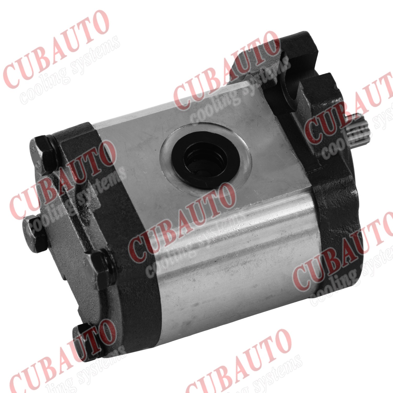 3-15 GPM Hydraulic Gear Pump 9 Tooth Spline Shaft SAE A-2 Bolts CCW Cast Iron.