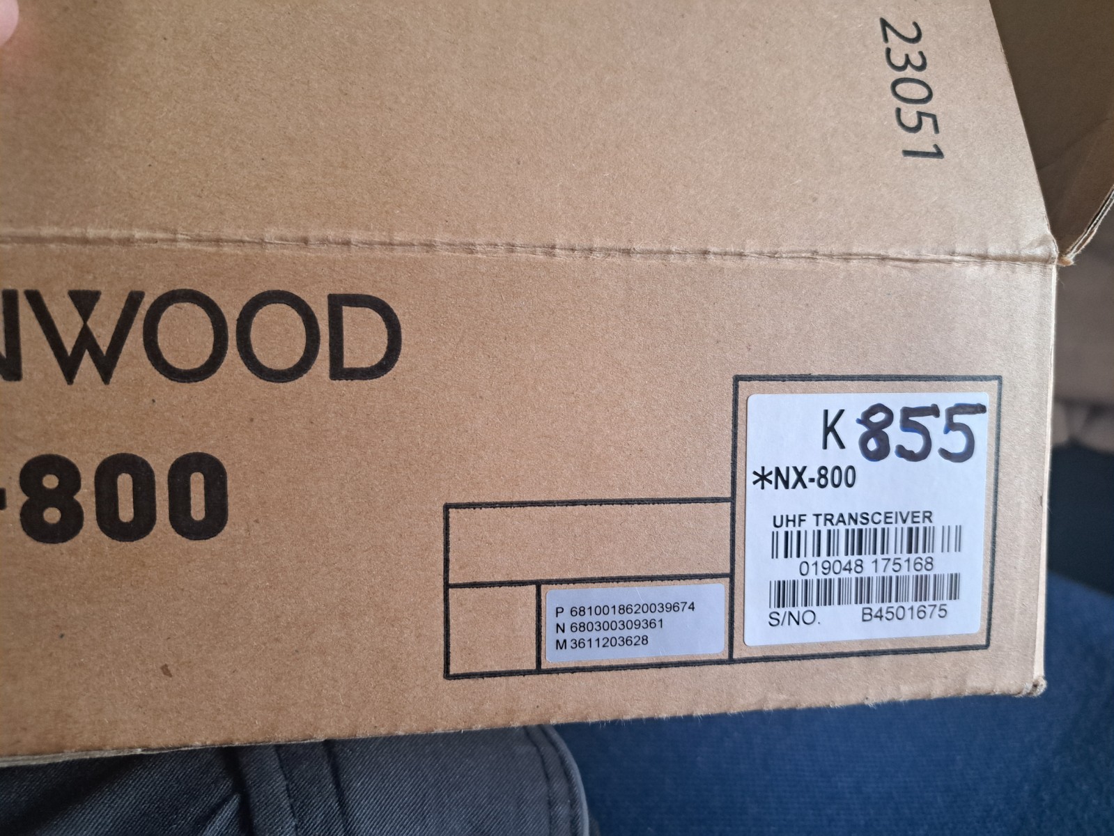 Kenwood NX-800 UHF Professional Mobile Radio Transceiver-See Details & Pictures
