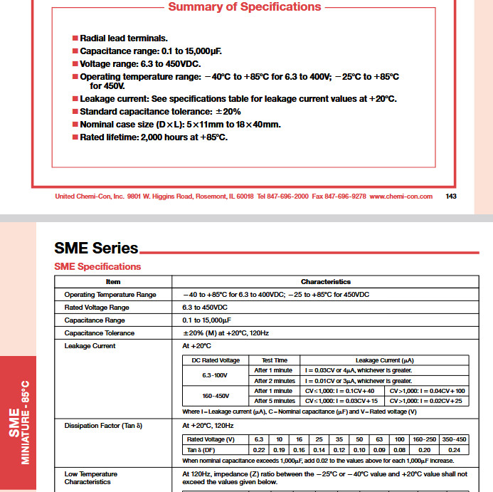 QTY (100) 2.2uf 160V 85′ ALUMINUM ELECTROLYTIC CAPACITORS SME160VB2.2MF50 NCC
