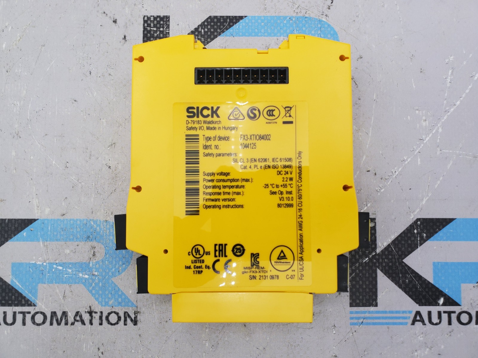 SICK FX3-XTIO84002 1044125 Safety Control Relay Expansion