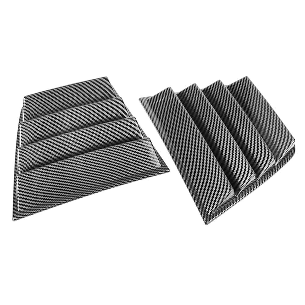 V1 Carbon Fiber Side Window Louvers Dodge Charger 2011-2023 2pc DCH11V1-CFL-Wdl