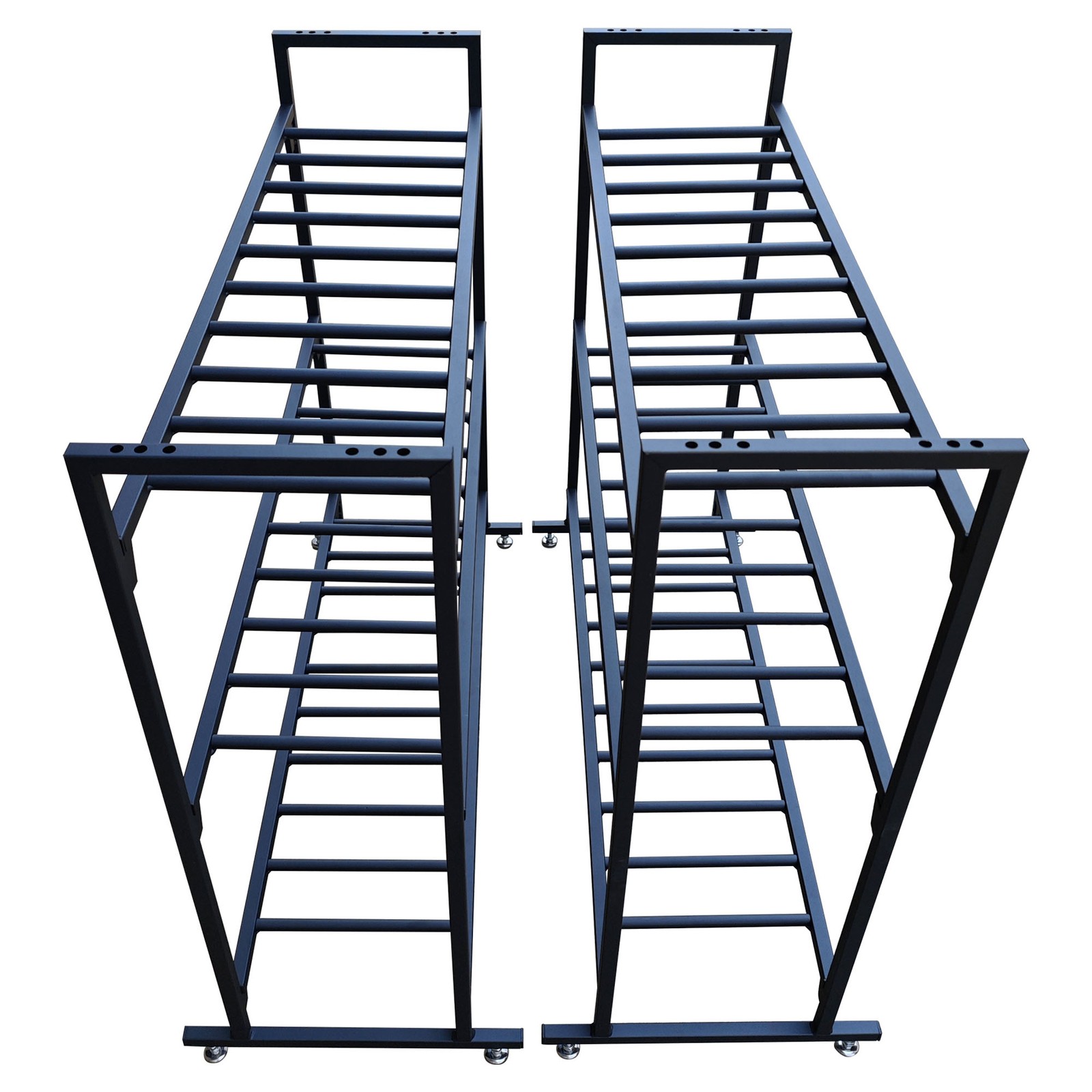2 MotoProducts Battery Storage Rack holds 300 Pounds PER SHELF No tools required