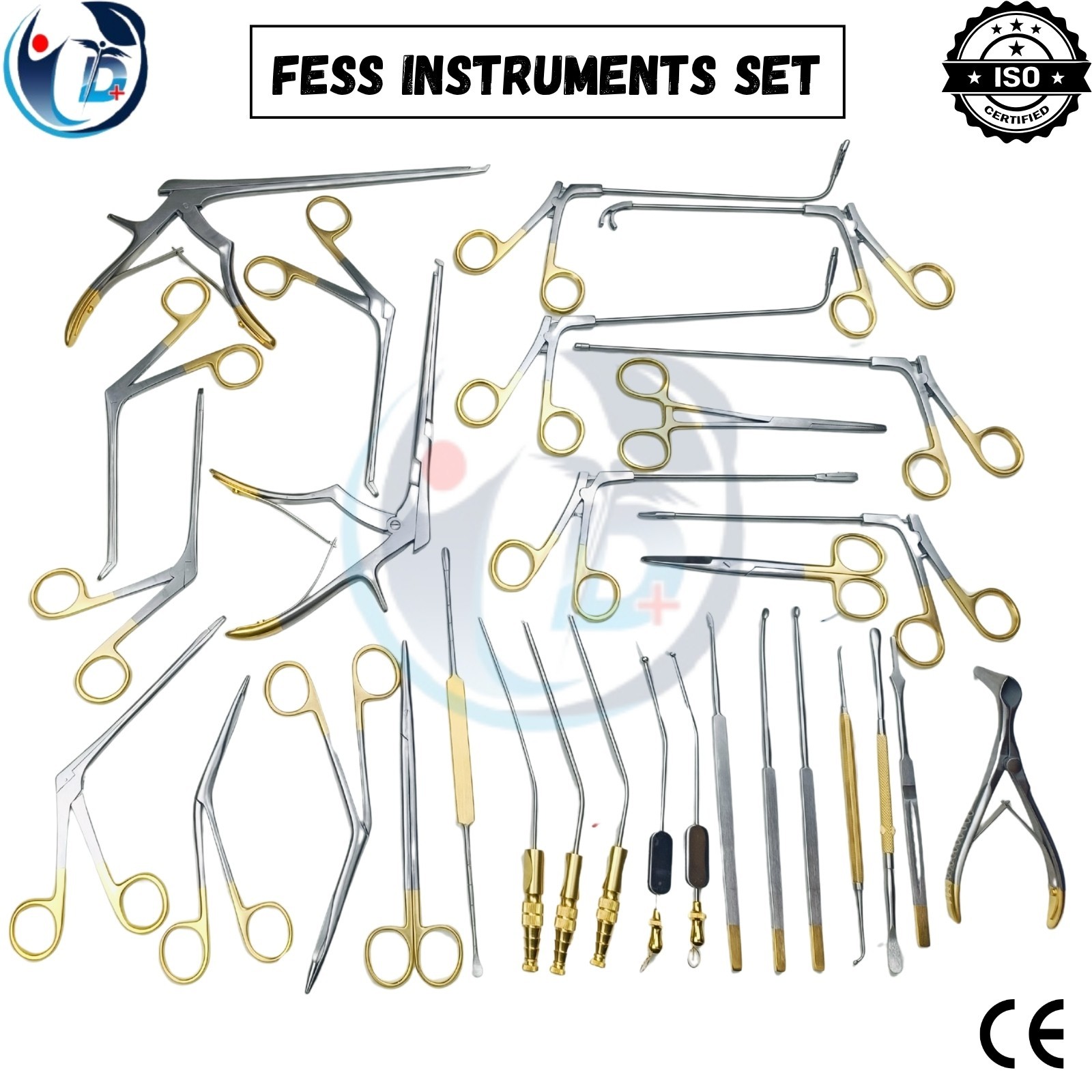Fess Instruments Set Endoscopic Sinus Surgery ENT Instrument Set German Quality