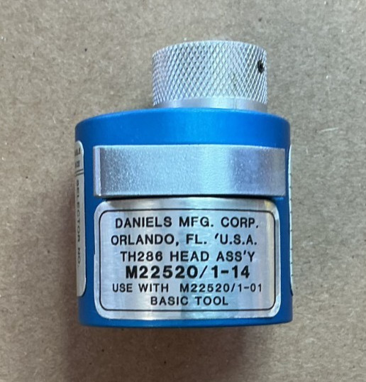 Daniels DMC TH286 Turret Head M22520/1-14 for AF8 M22520/1-01 Crimp Tool