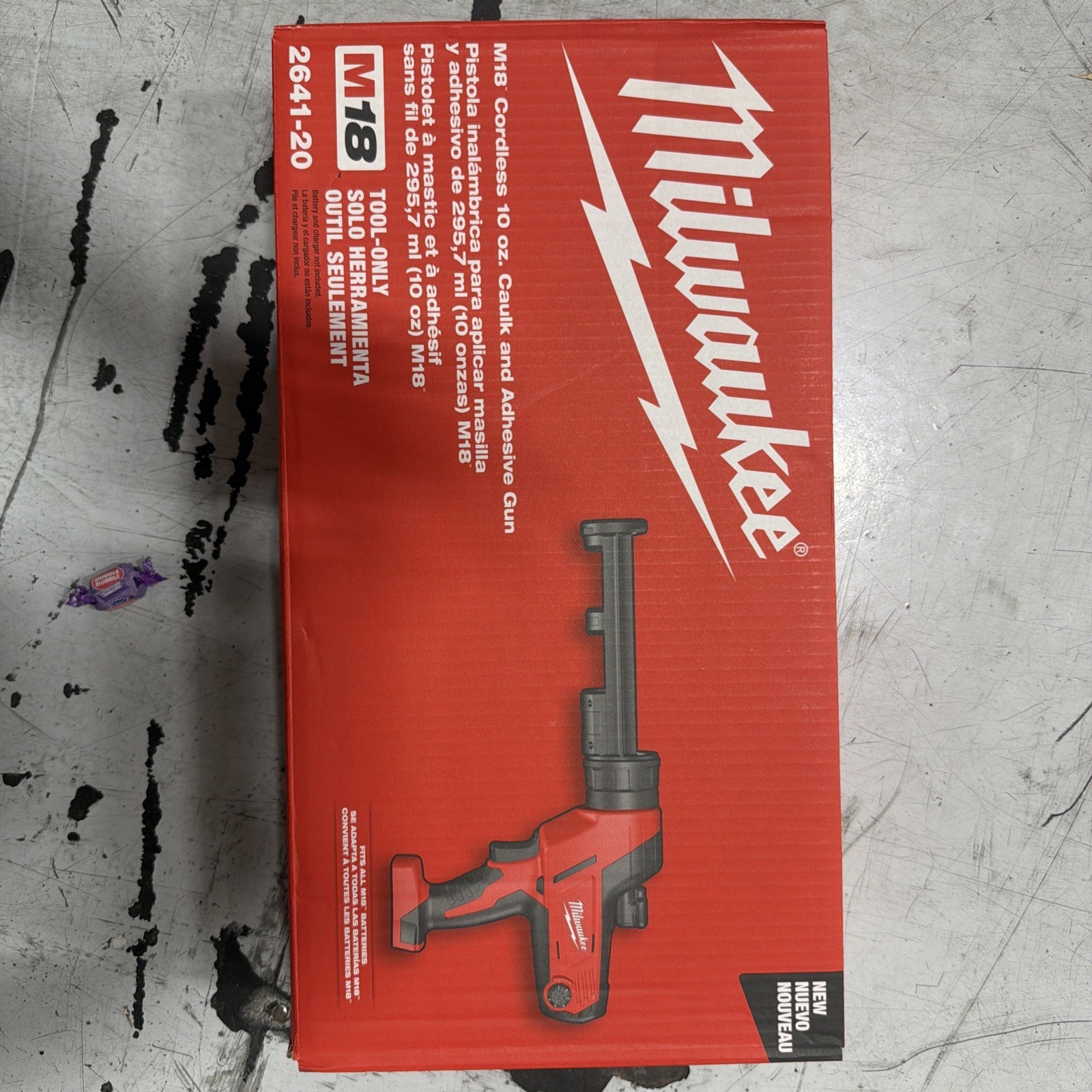 Milwaukee 2641-20 M18 18 Volt Cordless 10 Oz Caulk And Adhesive Gun (Bare Tool)