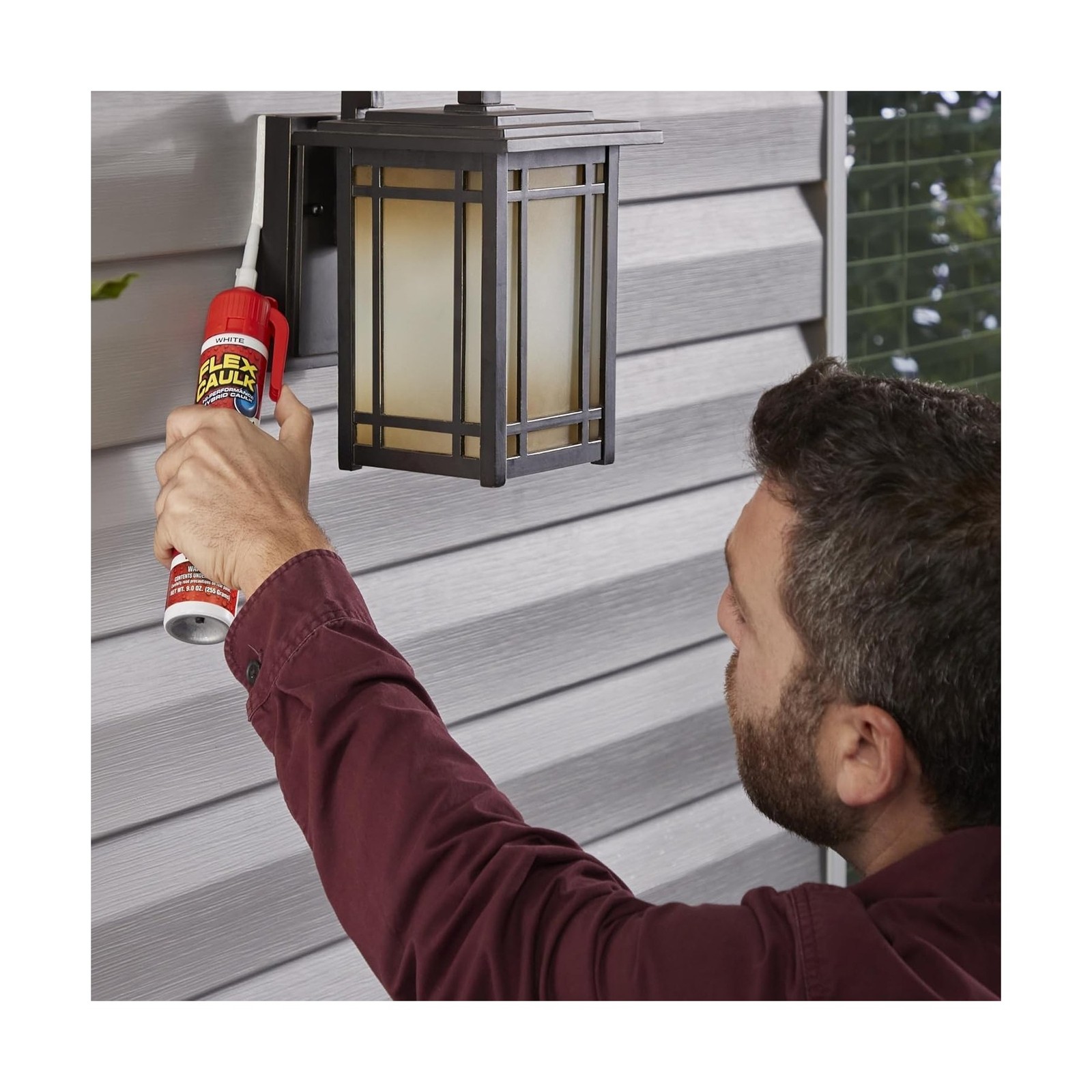 Flex Caulk, Waterproof & Weatherproof Hybrid Polymer Sealant, S… USA FAST SHIP