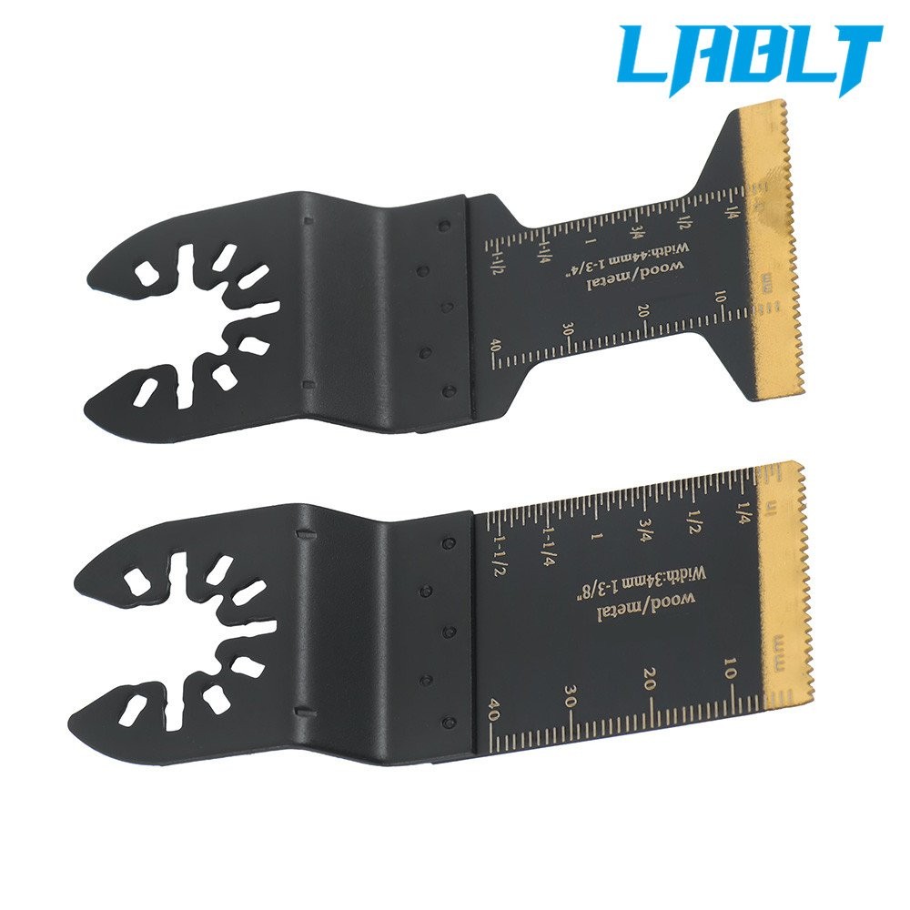 LABLT 20Pcs Oscillating Saw Blades Universal Plastics Metal Multitool Blades Kit