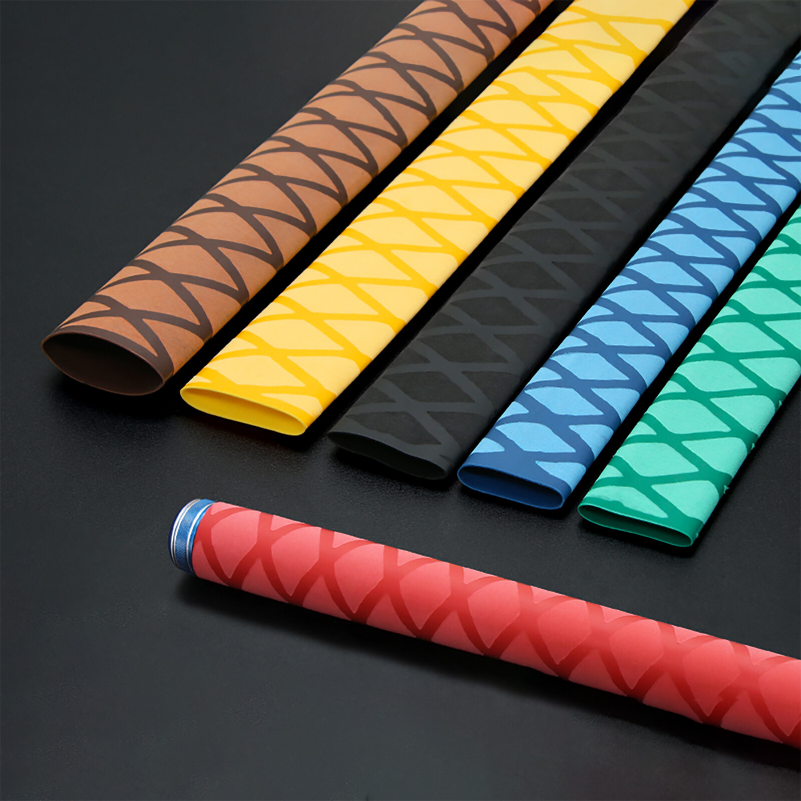 Non Slip Heat Shrink Tubing Fishing Rod Handle Grip Wrap Sleeving Dia 15mm-40mm