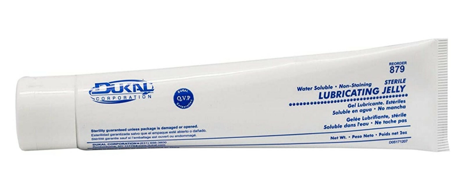 *5-Pack* DeRoyal Water Soluble Lubricant 2 Ounces Sterile 31-704