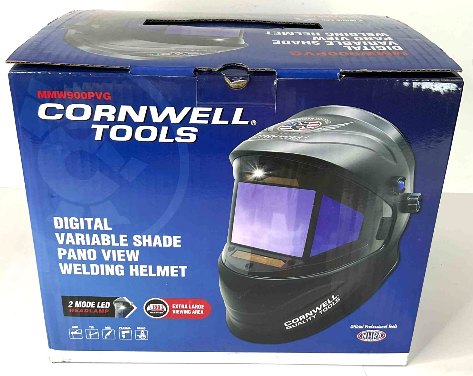 Cornwell Tools Digital Variable Shade Pano View Welding Helmet – NEW