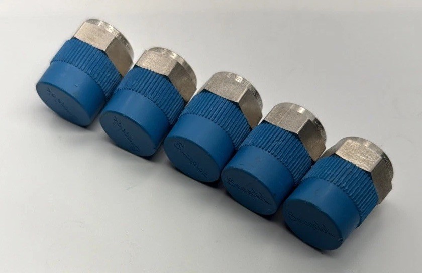 5 PCS, SS-8-P Swagelok Stainless Steel Pipe Plug, 1/2″ Male NPT,