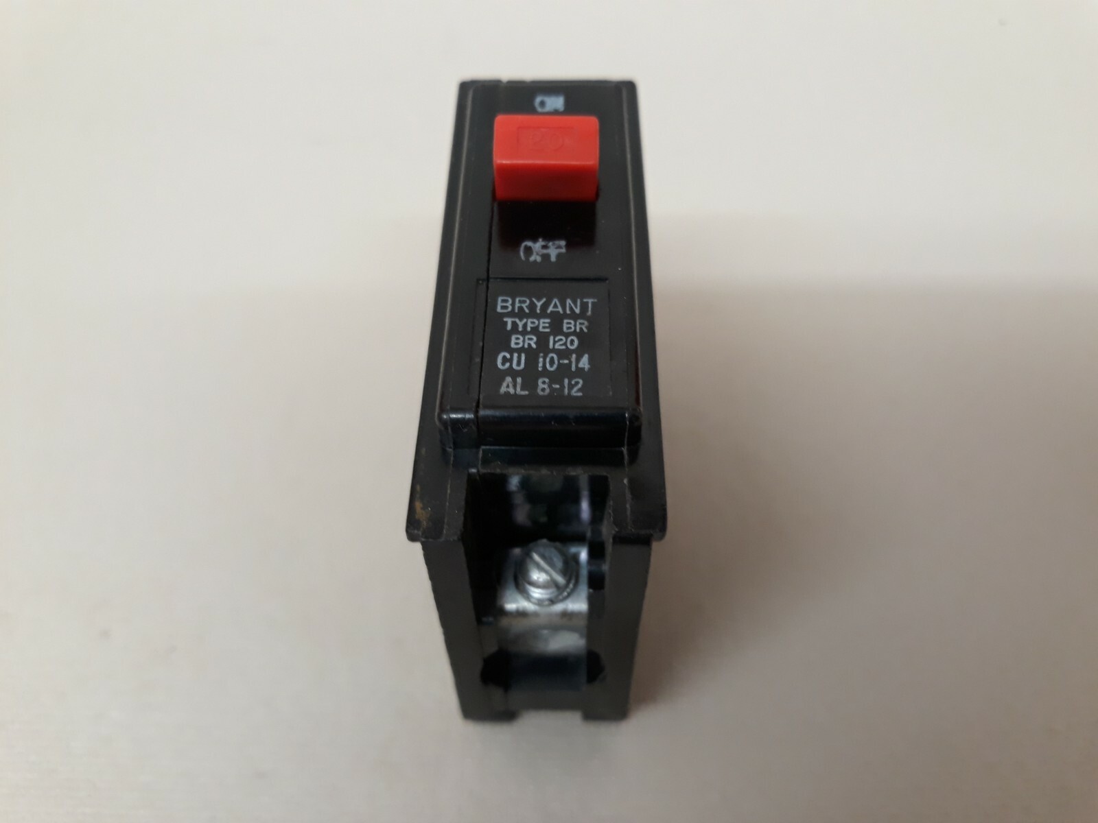 BRYANT 20 Amp Single Pole Circuit Breaker BR120 BR 120 20A