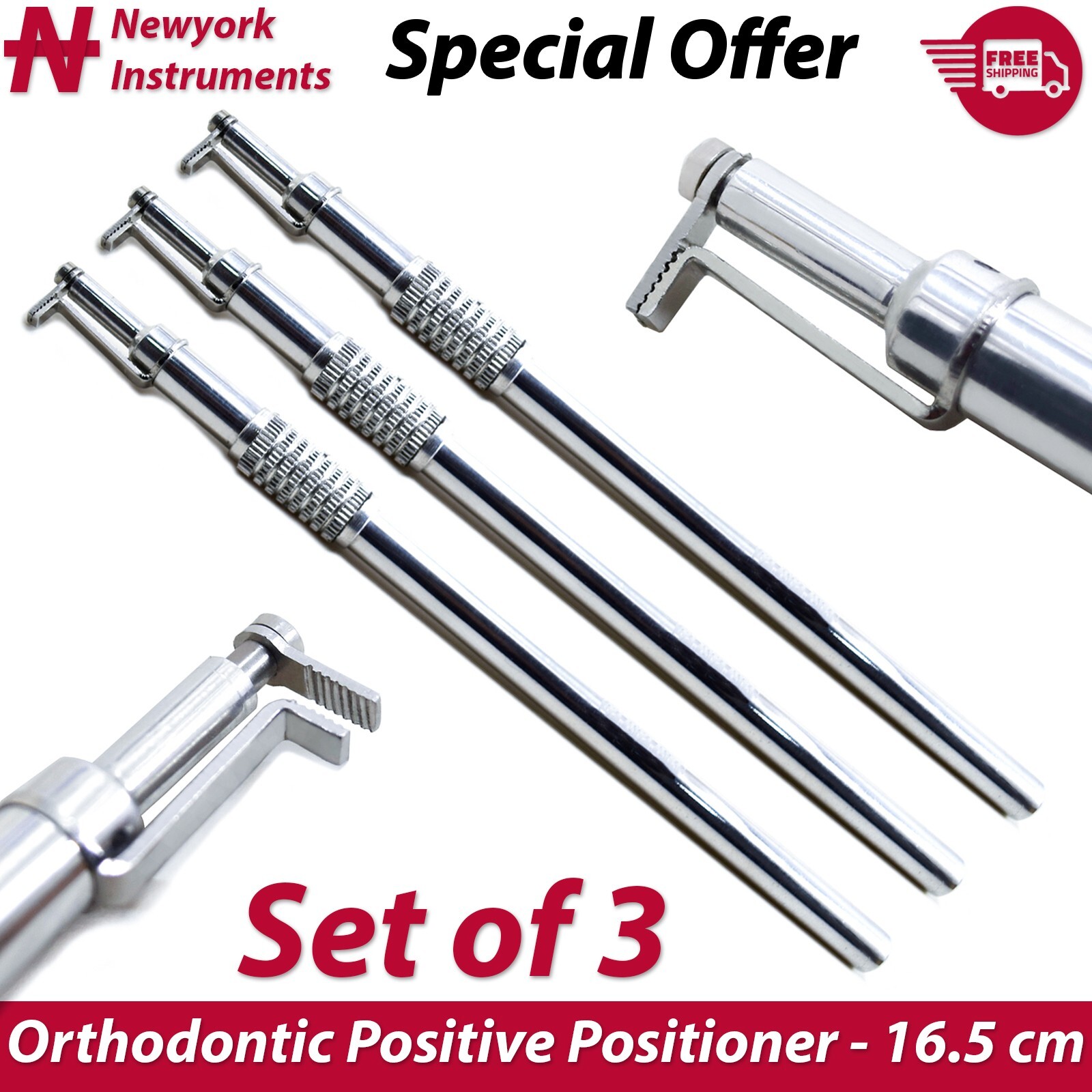 X3 Positive Positioner 16.5 cm Holder Placer for Posterior Buccal tube Bracket